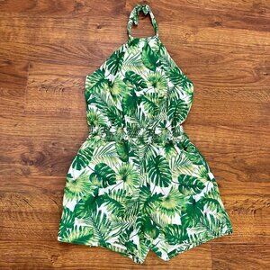 Janie and Jack palm printed Romper